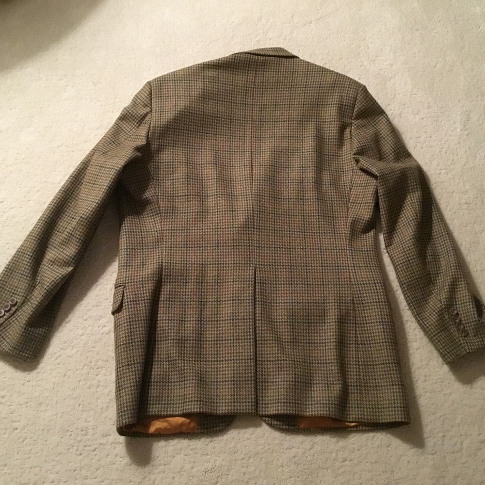 Bespoke Holland and Sherry, Savile Row, Houndstooth Wool Sport Coat - Picture 12 of 16